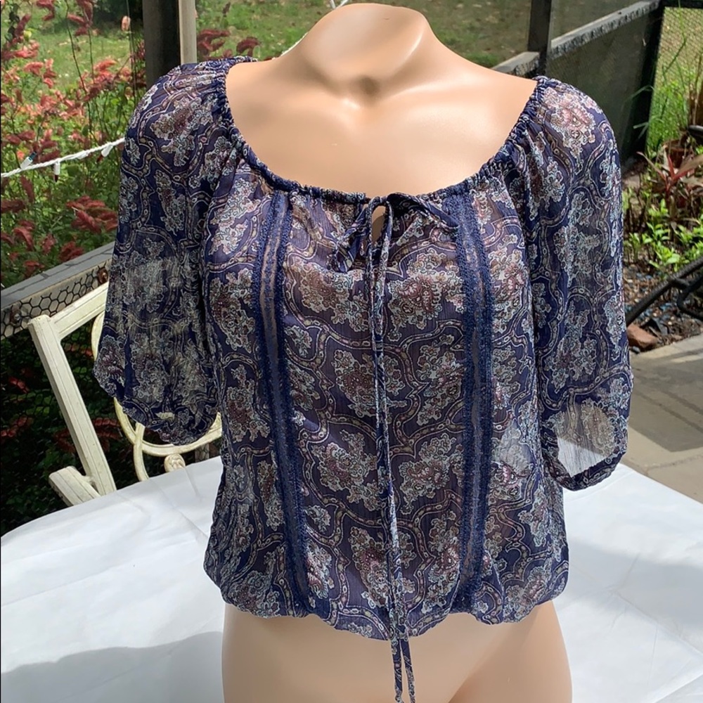 Sheer Y2K Coquette Top